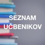 Seznam učbenikov za šolsko leto 2022/23