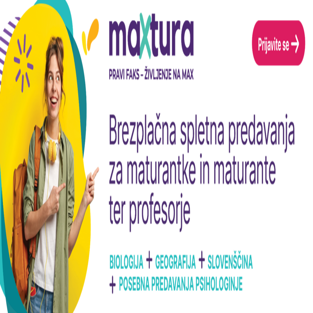 Maxtura - brezplačna spletna predavanja za bodoče maturante