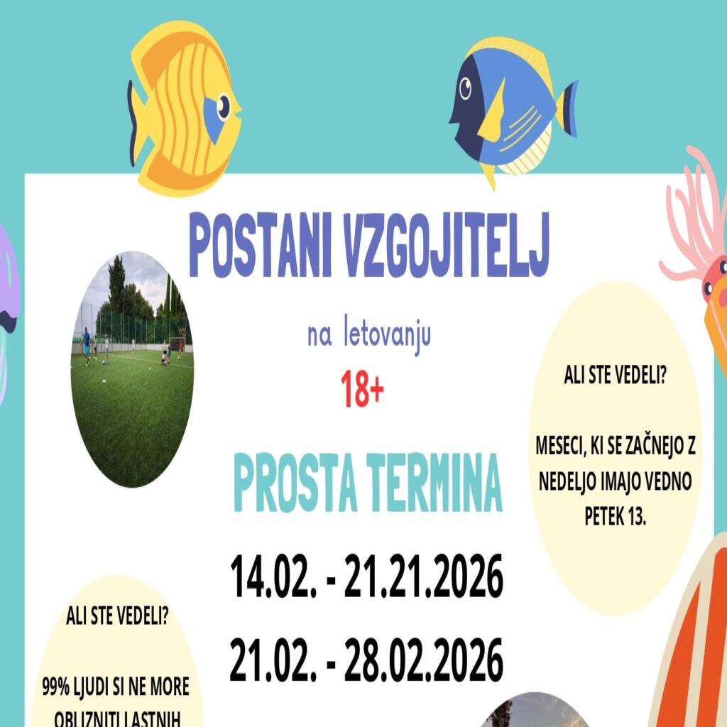 Zdravilišče RKS Debeli rtič - Postani vzgojitelj