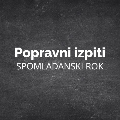 Spomladanski popravni izpiti