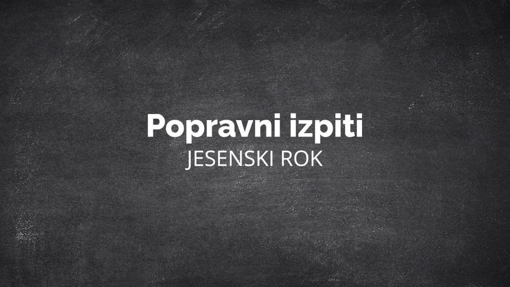 Jesenski popravni izpiti
