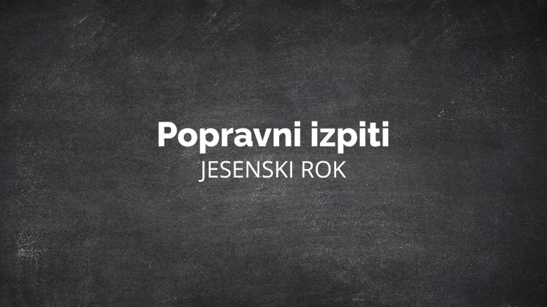 Jesenski popravni izpiti